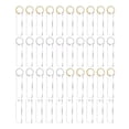 thumbnail image 4 of 40 Pieces Keychain Pendant Acrylic Blank Keyring Backpack Handbag Transparent Rectangular Decoration Holder Organizer Purse Wallet Handbag, 4 of 9