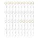 thumbnail image 1 of Sonducket 40 piezas llavero colgante acrílico en blanco llavero transparente decoración llavero organizador colgante monedero cartera bolso Ropa, zapatos y accesorios Miscelánea Sonducket AP014107-01, 1 of 6