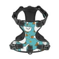 thumbnail image 4 of Lsque Cartoon Funny Goose Dog Harness, No-Pull Pet Harness with 2 Leash Clips, Adjustable Soft Padded Dog Vest with Easy Control Handle for Large Dogs-, 4 of 9