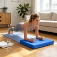 thumbnail image 6 of Solid color Knee Kneeling Pad, Heavy-Duty Foam Stability Cushion, Durable Solid Black Kneeling Mat for Yoga, Pilates, Weightlifting, Floor Exercises & Gym Equipment Protection, Blue, 6 of 6