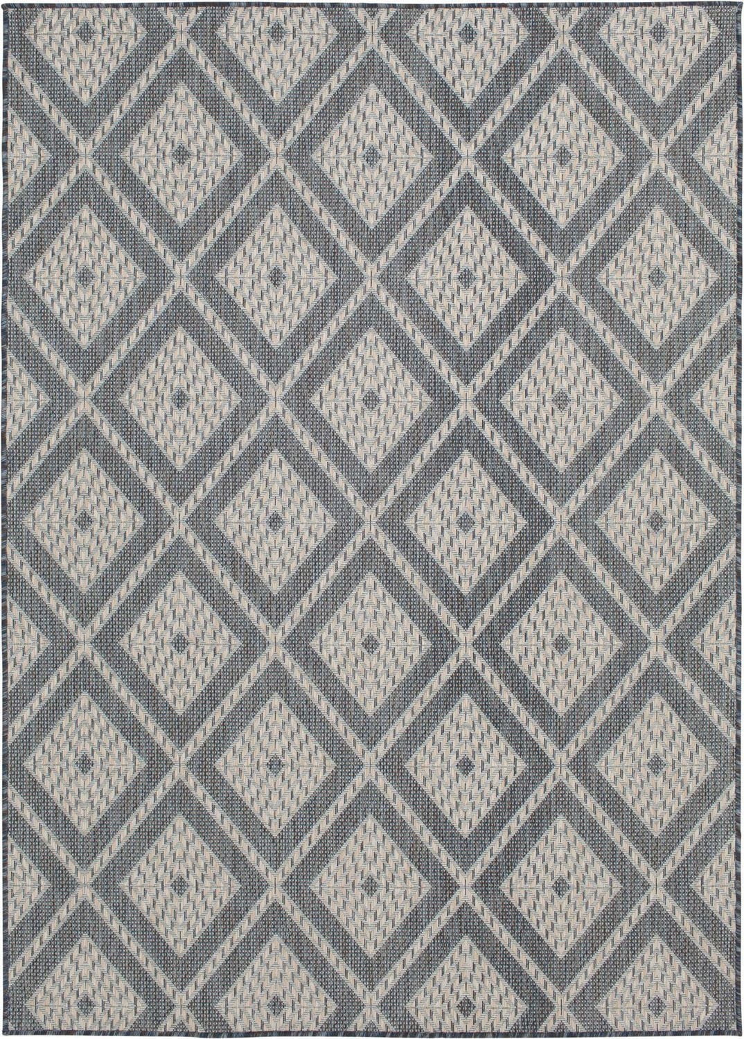 Hayweld Blue and Beige Woven Area Rug