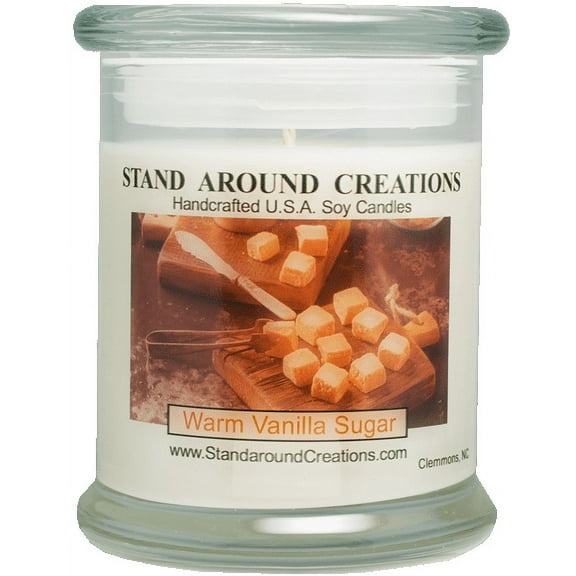 WARM VANILLA SUGAR STATUS 12-OZ. ALL NATURAL SOY CANDLE