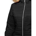 thumbnail image 5 of Hat and Beyond Womens Puffer Jacket Cold Control Mid-Length with Detachable Hood, 5 of 6