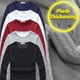 thumbnail image 5 of Qarigey Top básico para hombre, ropa interior cálida de otoño, Base para clima frío, ropa de Color sólido, Jersey informal de ocio, deportes, Camisetas L Espesar negro Qarigey  AP013161-06, 5 of 6