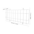 thumbnail image 2 of BESTYASH Iron Ceiling Light Cover Exit Sign Light Protective Guard White Enhanced Aesthetics Commercial Use 1Pcs, 2 of 8
