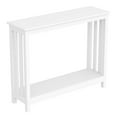 thumbnail image 2 of Safdie & Co. Table D'Entrée Console, Table D'Appoint 39po L Blanc avec 1 Étagère pour Salon, 2 of 4