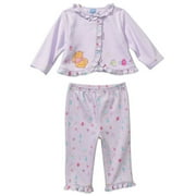 Disney - Winnie the Pooh Ruffled 2-Piece Pant Set - Newborn