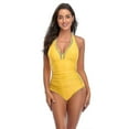thumbnail image 4 of Traje de baño de una pieza para mujer con control de abdomen y cuello en V s202412247785, 4 of 5