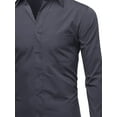 thumbnail image 4 of FashionOutfit Men's Regular Fit Dress Shirt, 4 of 5