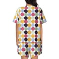 thumbnail image 6 of Sigee Polka Dot for Sleepwear Casual Pjs with Pockets Women's Pajamas Sets Shorts 2 Piece Short Sleeve Lounge Sets, 6 of 9