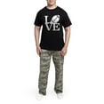 thumbnail image 5 of CafePress - Love Football Men's Dark Pajamas - Men's Dark Loose Fit Cotton Pajama Set, 5 of 7
