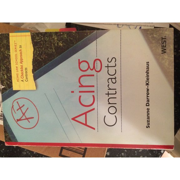 Pre-Owned Acing Contracts (Acing Series) (Paperback) 0314171711 9780314171719