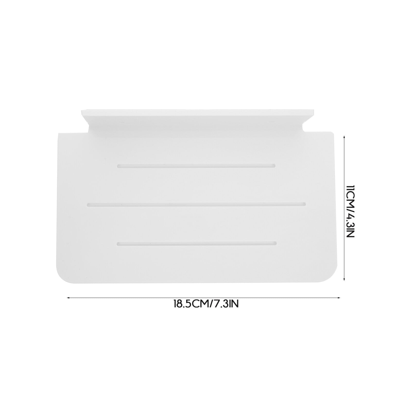 Plastic Wallmounted Storage Rack Bathroom Wall Organizer Toilet Hanging Shelf