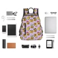 thumbnail image 4 of Yiaed Cartoon Avocados Print Lightweight Backpack Travel Backpacks Hiking Daypack for Women Men, 4 of 5