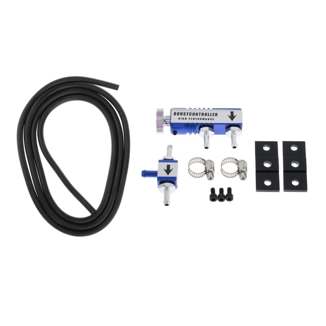 S SERENABLE Manual Controller Set Boost Bleed for All Turbocharged Vehicles Cars,Powerful Blue