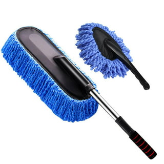 Multi-Functional Car Dash Duster 2 Pack Microfiber Car Duster Interior &  Exterior Cleaning Dirt Dust Clean Brush Dusting Tool Mop for Car Motorcycle  Automotive Dashboard Air Vents 