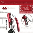 thumbnail image 5 of 2025 New Professional Zinc Alloy Power Wine Opener Octopus Premium Rabbit Lever Corkscrew With Built-in Foil, 5 of 5