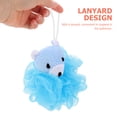 thumbnail image 2 of 4 pelotas de baño suaves para niños pequeños con diseño único de animales de dibujos animados, esponja de baño corporal, suave y agradable para la piel, 2 of 7