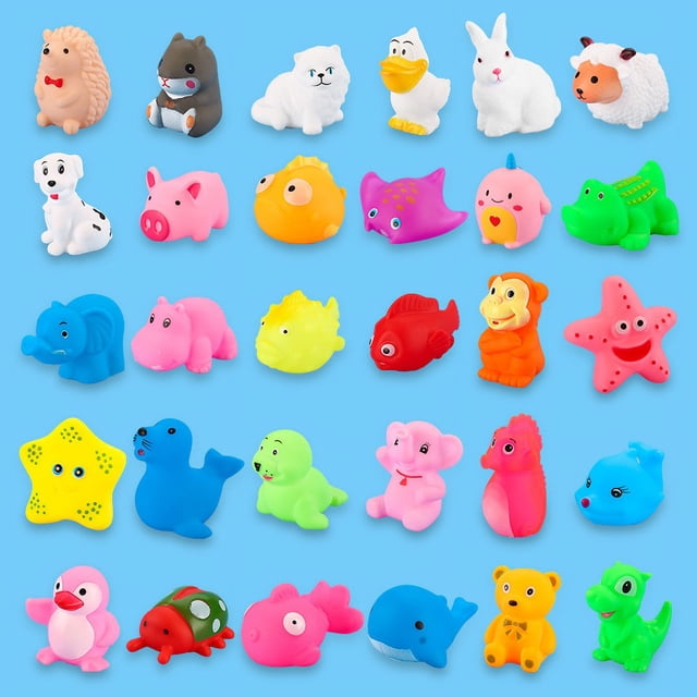 Juguete de vinilo con forma de pato amarillo para el baño de bebés, pequeño animal de juguete para jugar con el agua, regalo pequeño para jardín de infantes