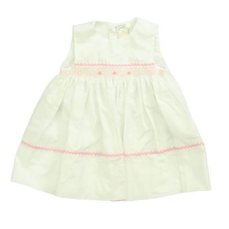 

Pre-owned Kassatiy Girls White | Pink Dress size: 6 Months