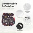 thumbnail image 4 of Bixox Women's Merry Christmas pattern 2 in 1 Running Shorts - Lightweight Athletic Workout Gym Yoga Shorts Liner with Pockets - XX-Large, 4 of 7