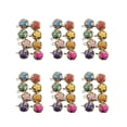 thumbnail image 1 of 100 Pcs 14MM Creative Bells Pendant Accessories Hollow Cherry Blossoms Japanese Bells Iron Bells Hanging Accessories Supplies for DIY Craft (Mixed Col, 1 of 4