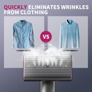 Steamer for Clothes, Portable Travel Handheld Clothing Wrinkles Remover for Clothes, 15s Fast Heat-up, 70ml Water Tank with measuring cup, Portable Garment Steamer for 120V Countries