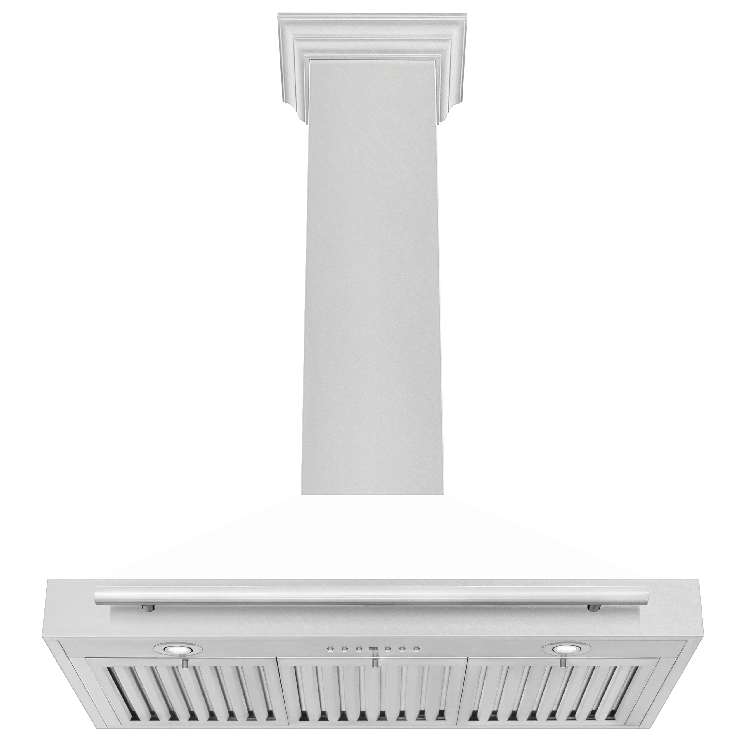ZLINE 36 DuraSnow Stainless Steel Range Hood with White Matte Shell (KB4SNX-WM-36)