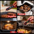 thumbnail image 4 of AGCAN Digital Meat Thermometer with Dual Probe, Waterproof Cooking Thermometer with Backlight, Instant Read Food Thermometers for Oven Grilling Cooking, 4 of 9