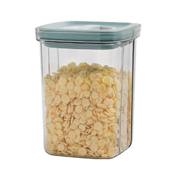 Clearance! Cyrdddb Flour Container Rice Storage Container Airtight Food Storage Containers Set With Lids Plastic Kitchen Pantry Organization Canisters For Cereal Flour And Sugar 600ml