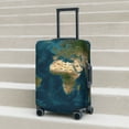 thumbnail image 4 of Cauagu World Map Print Travel Luggage Cover,Travel Dust-proof Suitcase Cover Softside Suitcase Protector for 18-32inch,Not Included Suitcase, 4 of 8