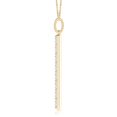 thumbnail image 2 of ANGARA IGI Certified Lab Grown 2 Ct Diamond Vertical Bar Pendant for Women in 14K Yellow Gold (Size-4.1mm|Color-F-G|Clarity-VS) | April Birthstone, Anniversary Jewelry Gift for Women, 2 of 7