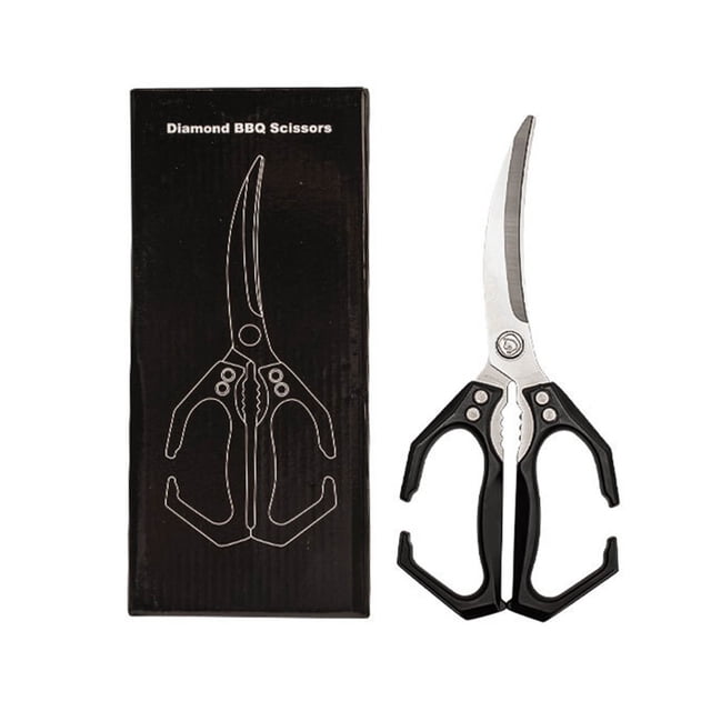Multifunctional Heavy-Duty Kitchen Shears, Stainless Steel Poultry Chicken Turkey Bone Scissors, Dishwasher Safe Ergonomic Handle Food Scissors
