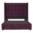 thumbnail image 1 of Box Base Cama Matrimonial + Cabecera Titan Morado, 1 of 8