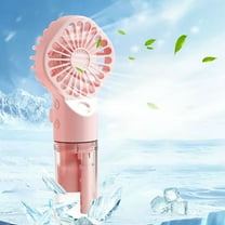 Clearance Under $5!Yyuenw Handheld Misting Fan, 2 in1 Spray Fan, Rechargeable Battery Operated and 4 Adjustable Speed for Outdoor,Travel, Makeup, Home, Office, Camping