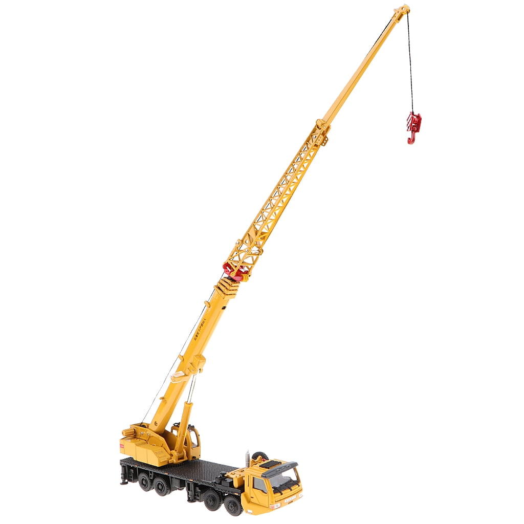 1/55 Tower Crane ABS Plastic Engineering Cable Excavator Crane Model Toy 