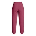 thumbnail image 7 of Women's Zippered Pocket Sweatpants, Elastic Waist Casual Lounge Pants with Side Pockets, Comfortable Pull-On Joggers for Home Wear and Daily Activities Wine L, 7 of 7