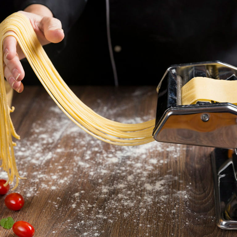Create Perfect Pasta Every Time with Stainless Steel Pasta Maker - Lasagna,  Spaghetti, Tagliatelle, and Ravioli Roller Machine