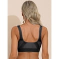 thumbnail image 4 of Sinleey Women's Sports Bras Workout Tank Tops with Built-in Bra High Impact Seamless Wireless Gym Black 3XL, 4 of 7