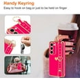 thumbnail image 7 of REQO for Samsung Galaxy S22 Case Cute Love-Heart Plating Strap Phone Cover for Women Girls Bling Silicone Camera Protection Bumper Shockproof Phone Case for Samsung Galaxy S22 5G (6.1''), 7 of 7
