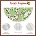 thumbnail image 5 of Bingfone Christmas Tree Skirt Mat Christmas Decoration Interior 36"-Cute Frog, 5 of 8