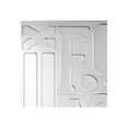thumbnail image 1 of FASÄDE Easy Installation Alphabet Brushed Aluminum Wall Panel Sample (12" X 12" Sample), 1 of 1