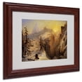 thumbnail image 2 of Trademark Fine Art "Winter in Switzerland" Framed Canvas Art by Jasper Cropsey, 2 of 5