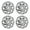 T003-Chrome, variant on (4 Pack)15 inch Universal Wheel Rim Cover Hubcaps Snap on Car Truck Fit R15 Tire-Silver