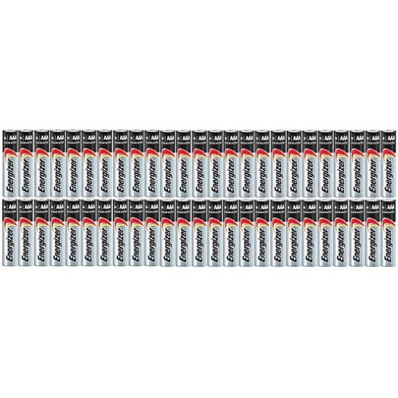 Pack of 10 Energizer E92 AAA Alkaline Battery - Bulk Pack - with Free Clear Battery Storage Holder Case