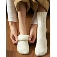 thumbnail image 3 of 3Pairs Boot Socks for Women Winter Wool Solid Thick Warm Socks Crew Socks Christmas Gift, 3 of 6