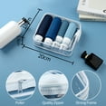 thumbnail image 6 of Micebay 6oz Silicone Travel Bottles, Leak Proof Toiletry Containers for Shampoo, Conditioner & Lotion, Navy, 6 of 9
