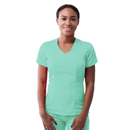 

Adar Pro Scrubs For Women - Modern V-Neck Scrub Top