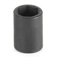 thumbnail image 1 of Grey Pneumatic GRE2072R .5 in. Drive x 2.25 in. Standard Impact Socket - Black, 1 of 3
