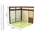 thumbnail image 7 of 1/12 Scale Backdrop Decoration Storage Layout Organizer Display Stand Background for 1:12 Figures Dolls Storage and Display Interior, 7 of 7